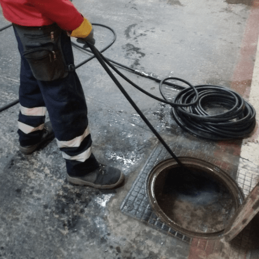 Limpieza de alcantarillado en Mallorca